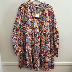 NWT floral print dress.